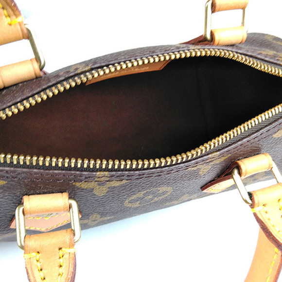 Louis Vuitton Monogram Mini Speedy Handbag - Picture 5 of 6
